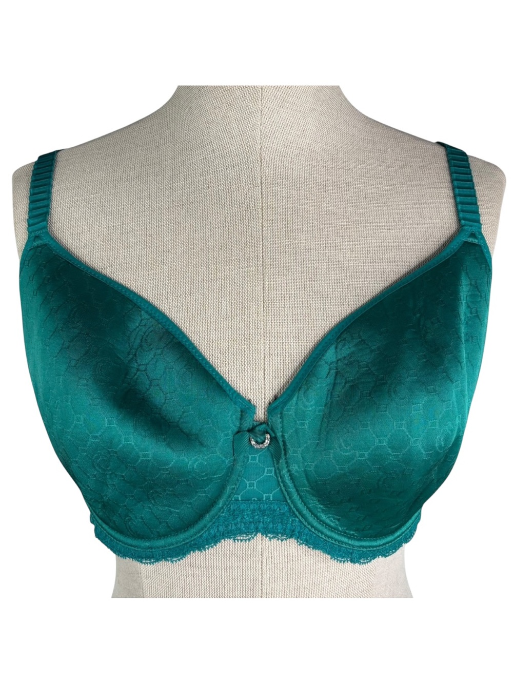 Chantelle C Chic Sexy Spacer Bra 34DDD * Underwire Lightweight T-Shirt Bra Green